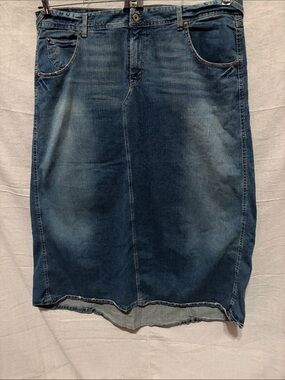 Levi's Blue Denim Maxi Skirt